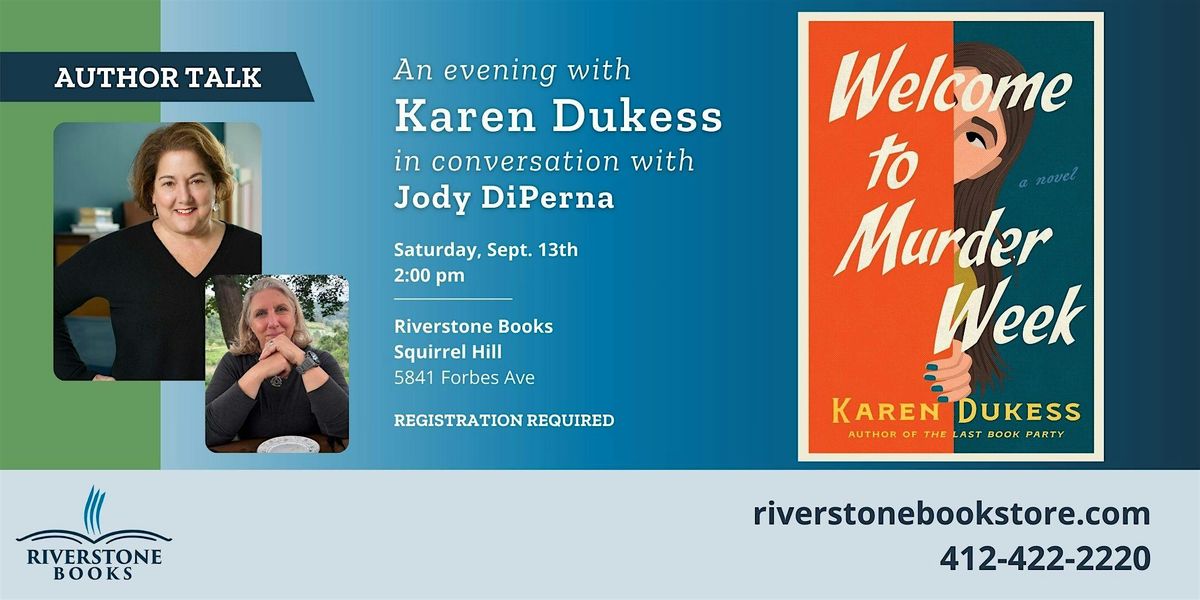 An Evening with Karen Dukess in Conversation with Jody DiPerna
