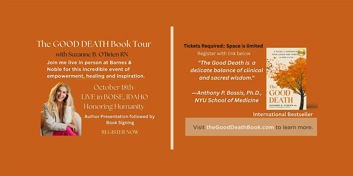The Good Death Book Tour with Suzanne B. O'Brien, RN