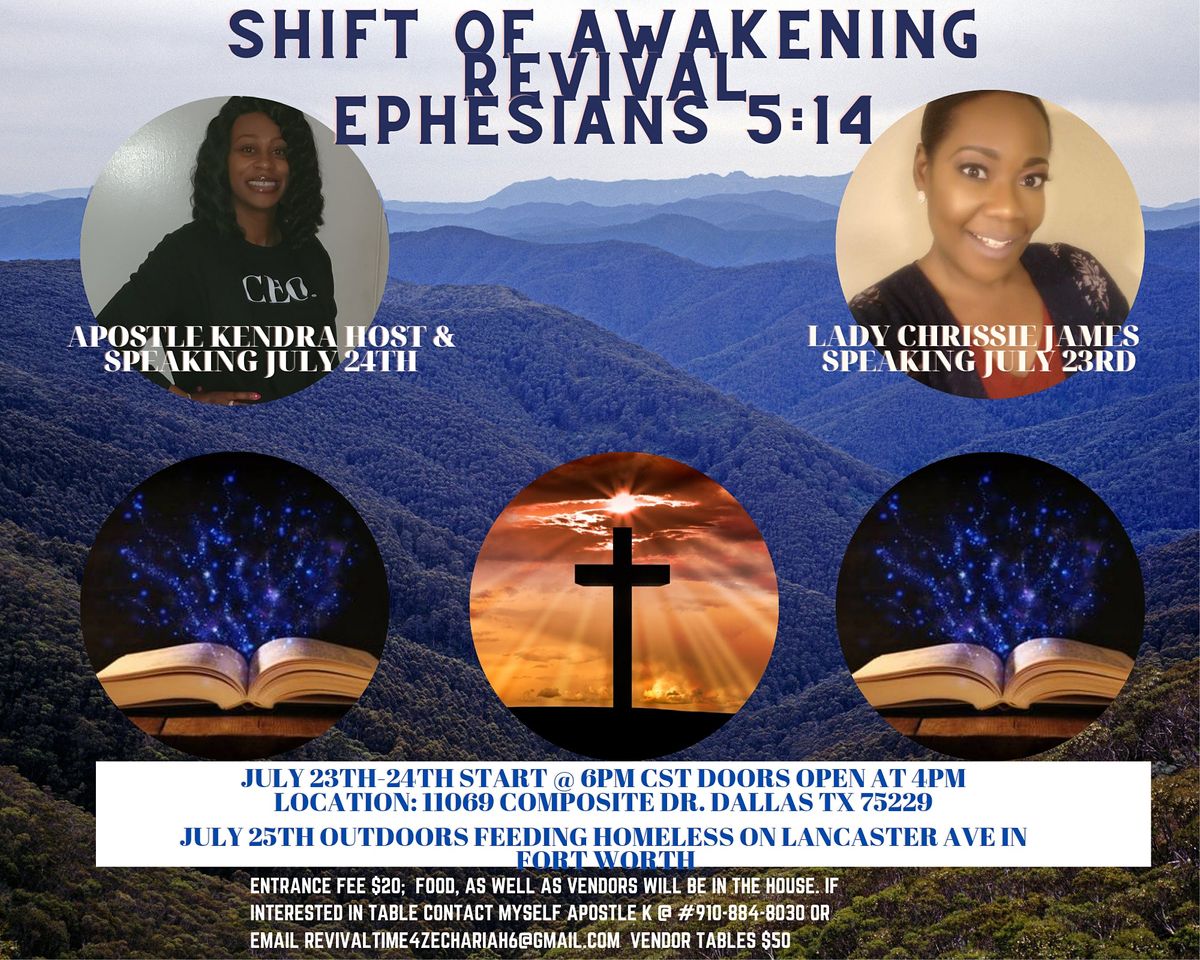 Shift of Awakening Revival  (Ephesians 5:14)