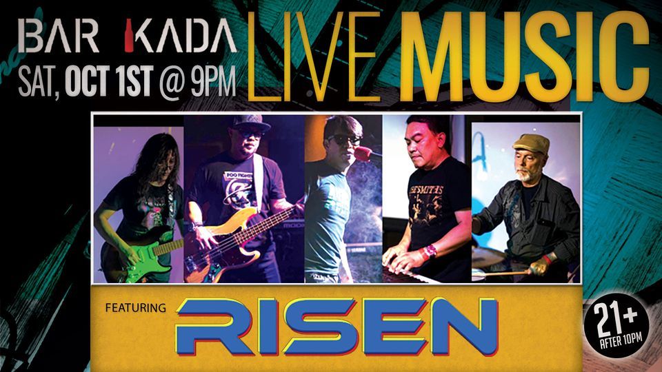 RISEN at BAR KADA Sports Grill Saturday October 1, 2022