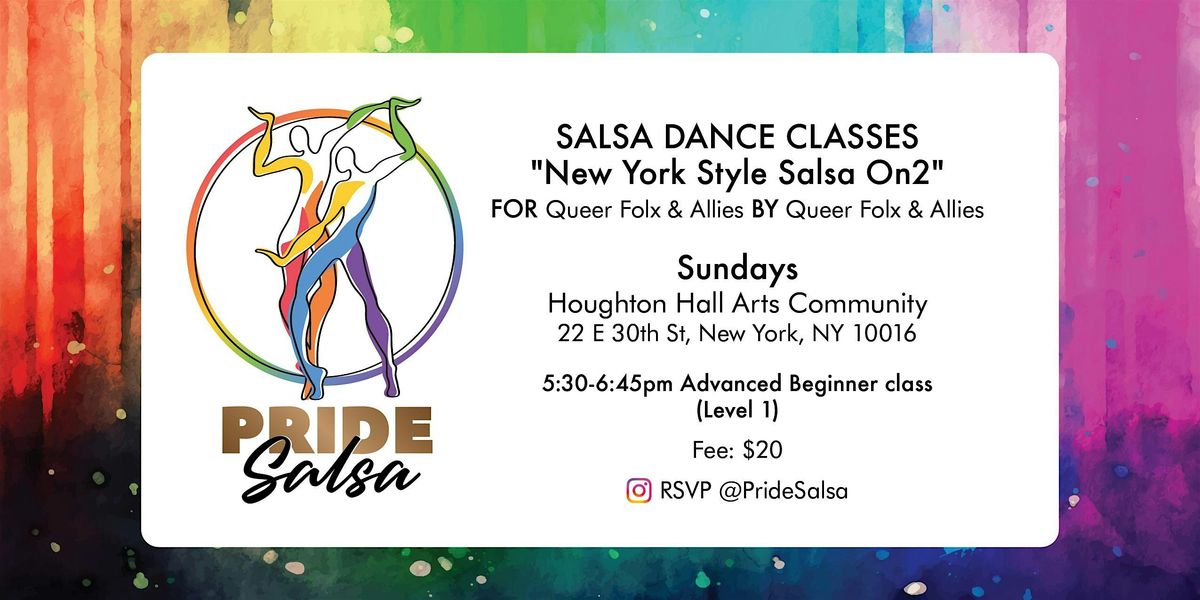 Queer Salsa Classes for Advanced Beginners on Sundays