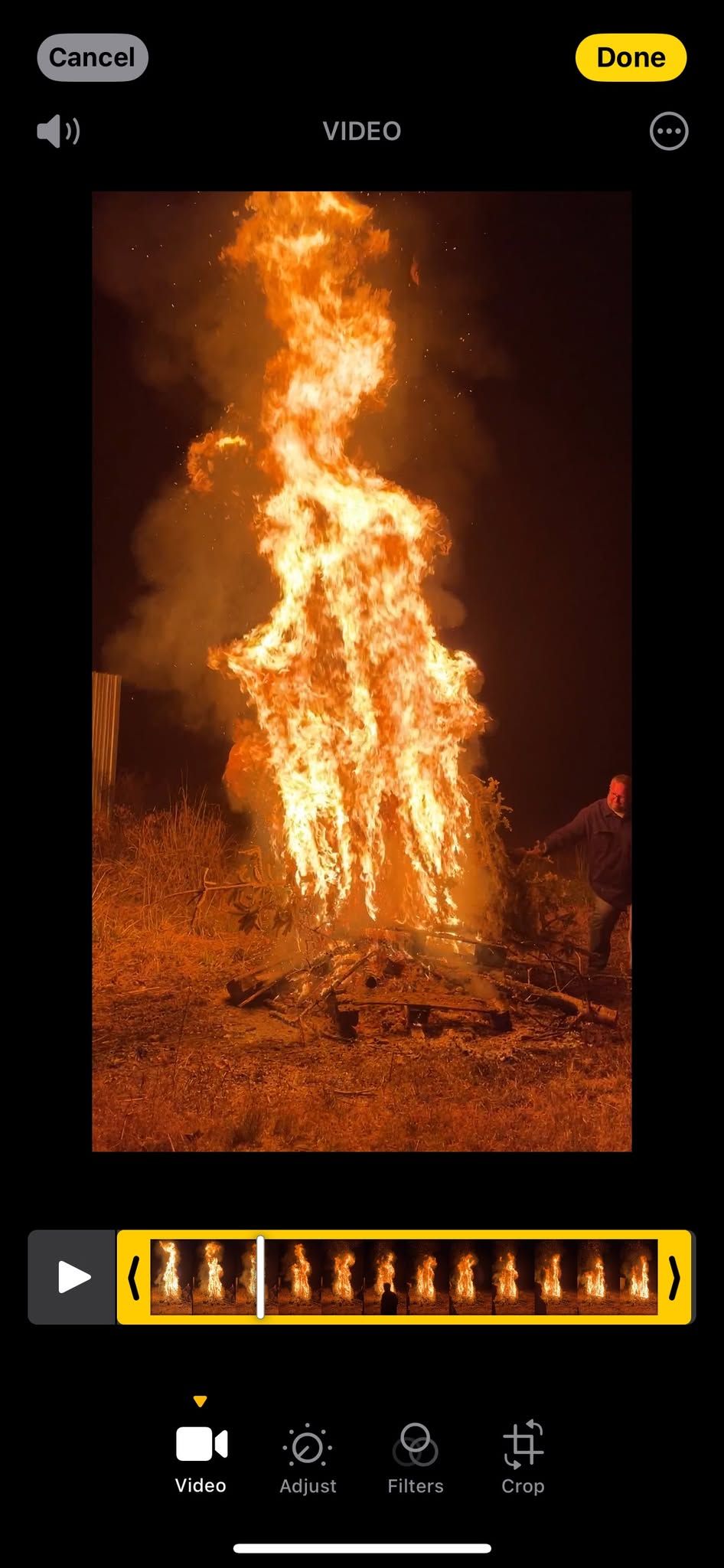 Annual bonfire