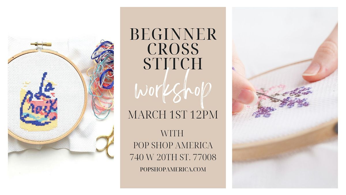 Cross Stitch for Beginners Craft Class