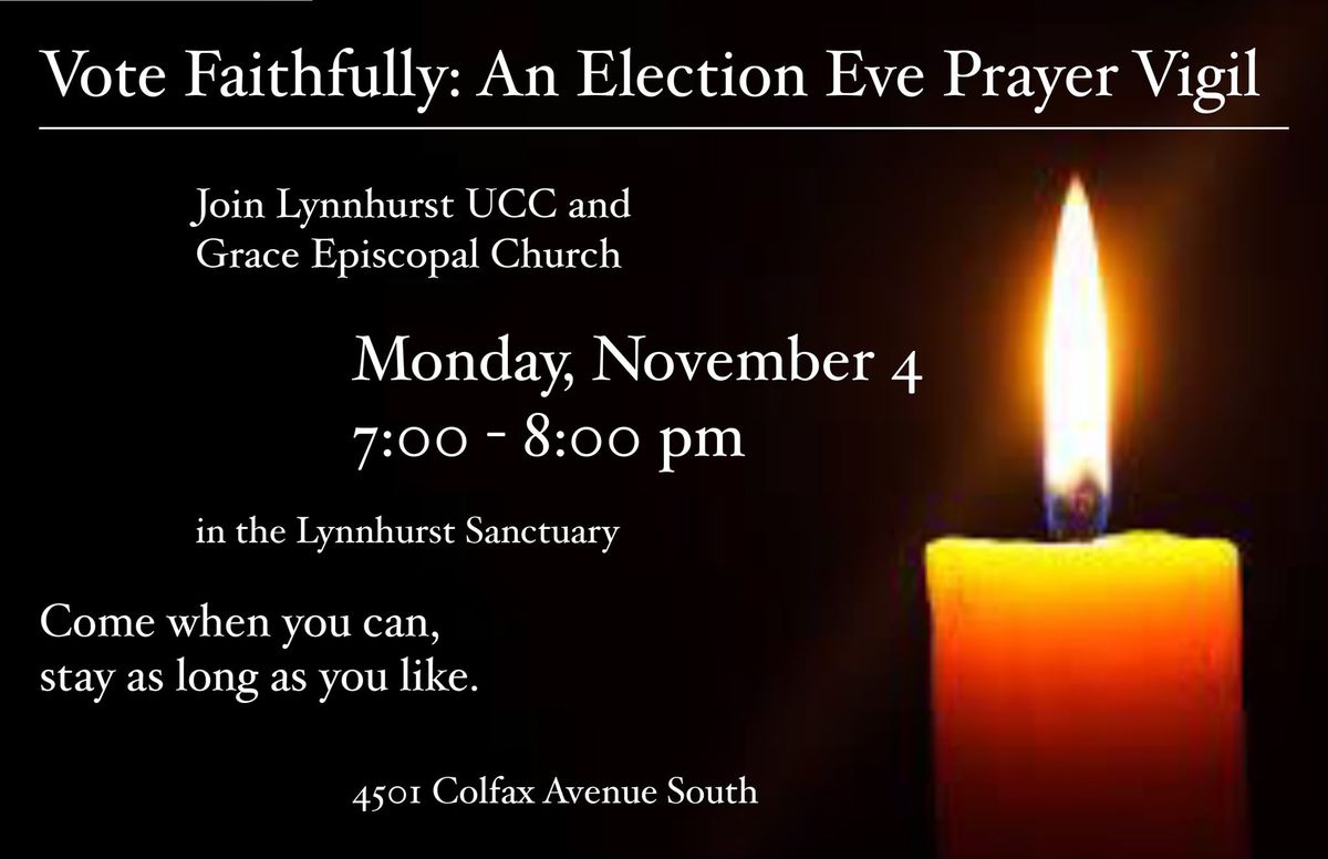 Vote Faithfully Prayer Vigil