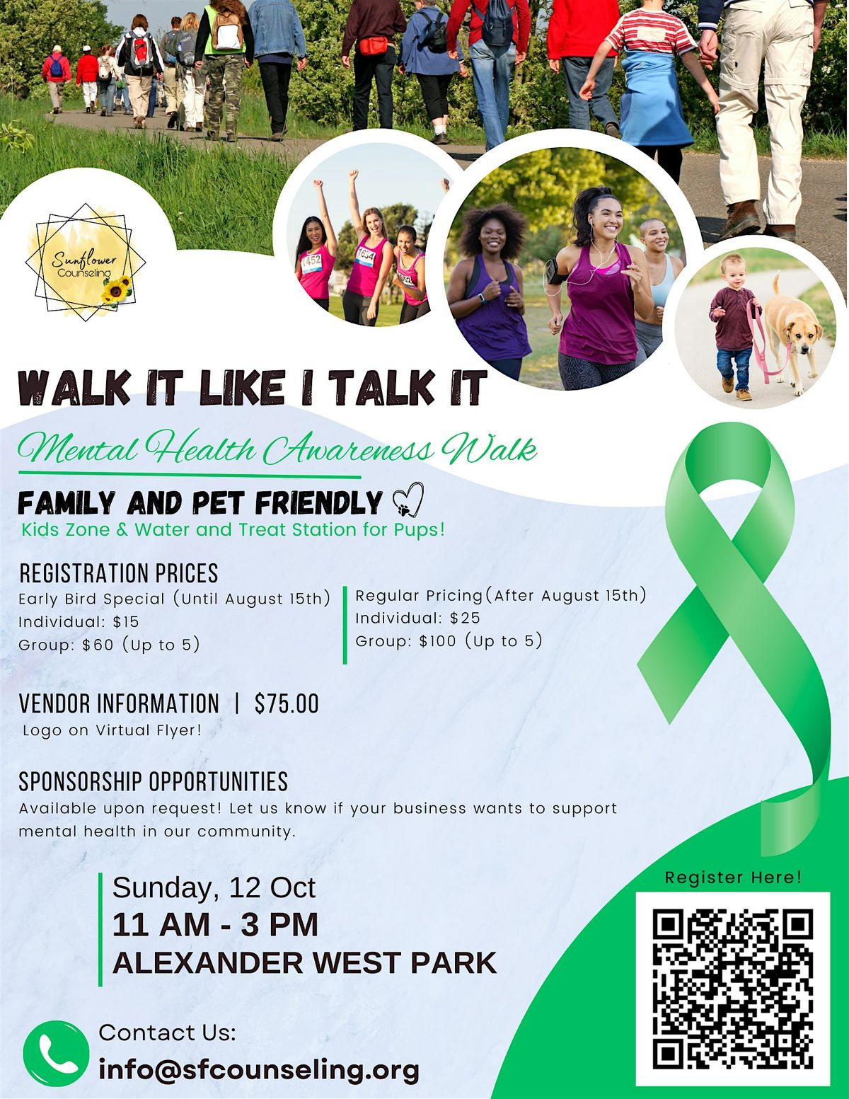 Mental Health Awareness Walk - Walk It Like I Talk It
