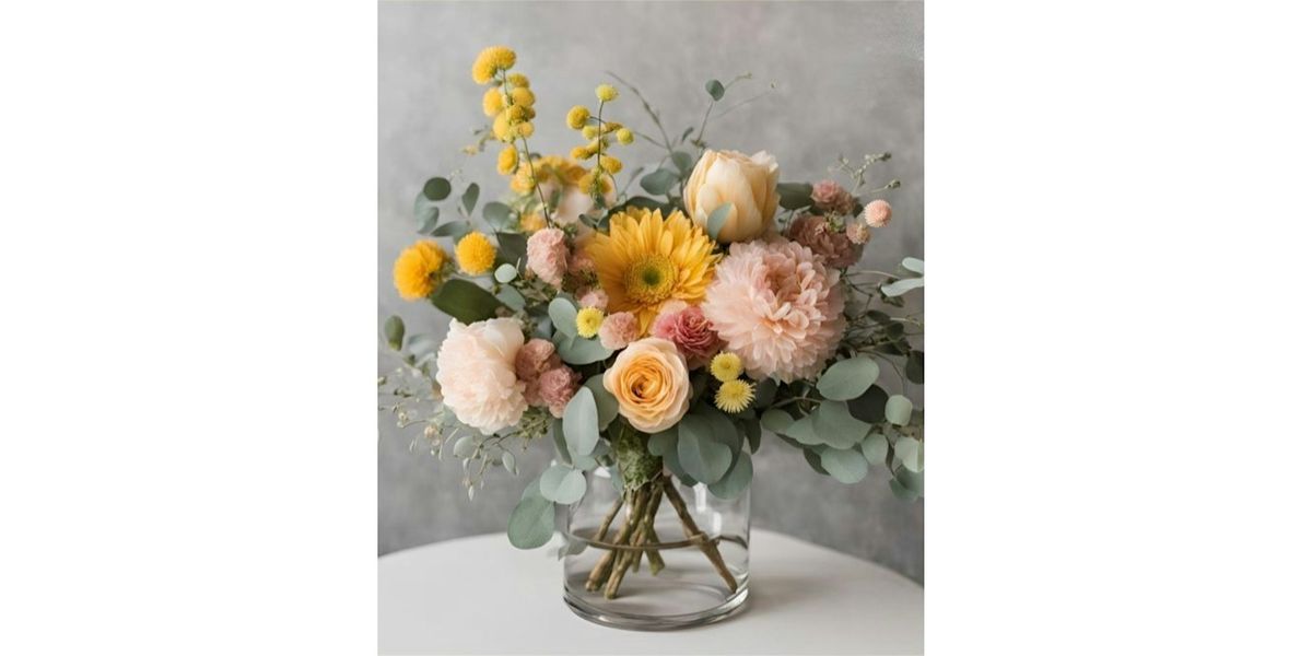 Wit Cellars, Woodinville - Summer Dahlia Floral Centerpiece