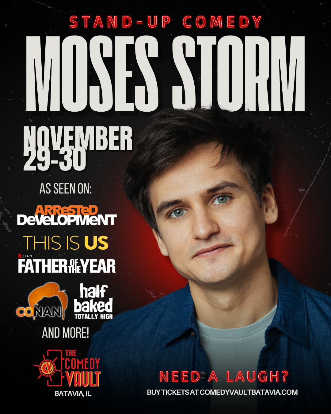 Moses Storm at Improv Comedy Club - Addison