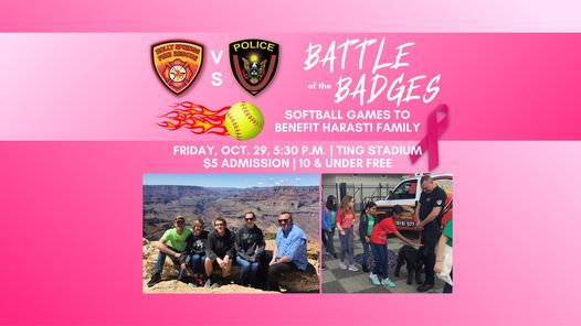 Battle of the Badges Softball - HSPD vs HSFD to benefit Harasti Family
