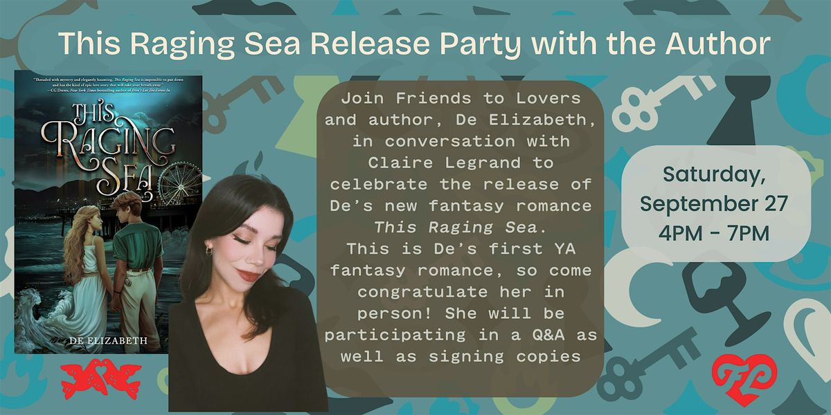 This Raging Sea Release Party with the Author