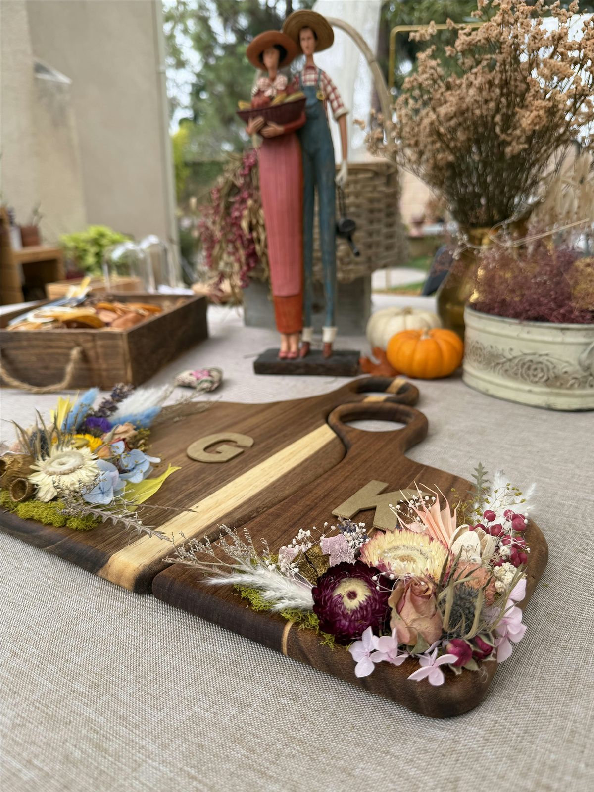 Lover's Board Flower Arrangement