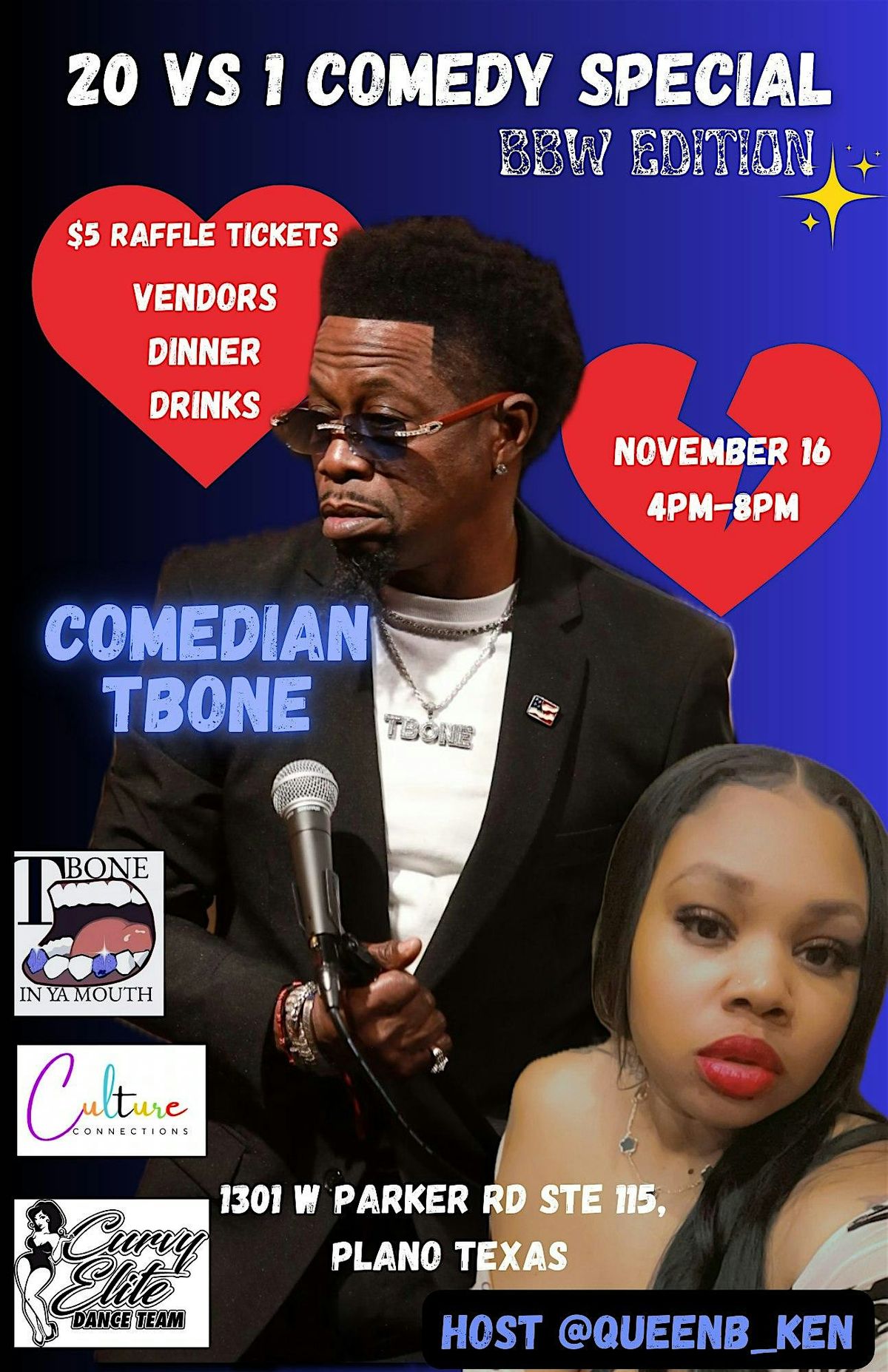 20 vs 1 Comedy Special With Comedian Tbone *Bbw Edition*