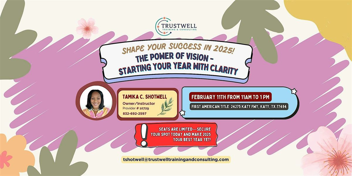 Shape Your Success in 2025-The Power of Vision