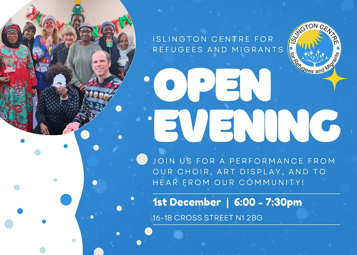 Open Evening at the Islington Centre for Refugees and Migrants