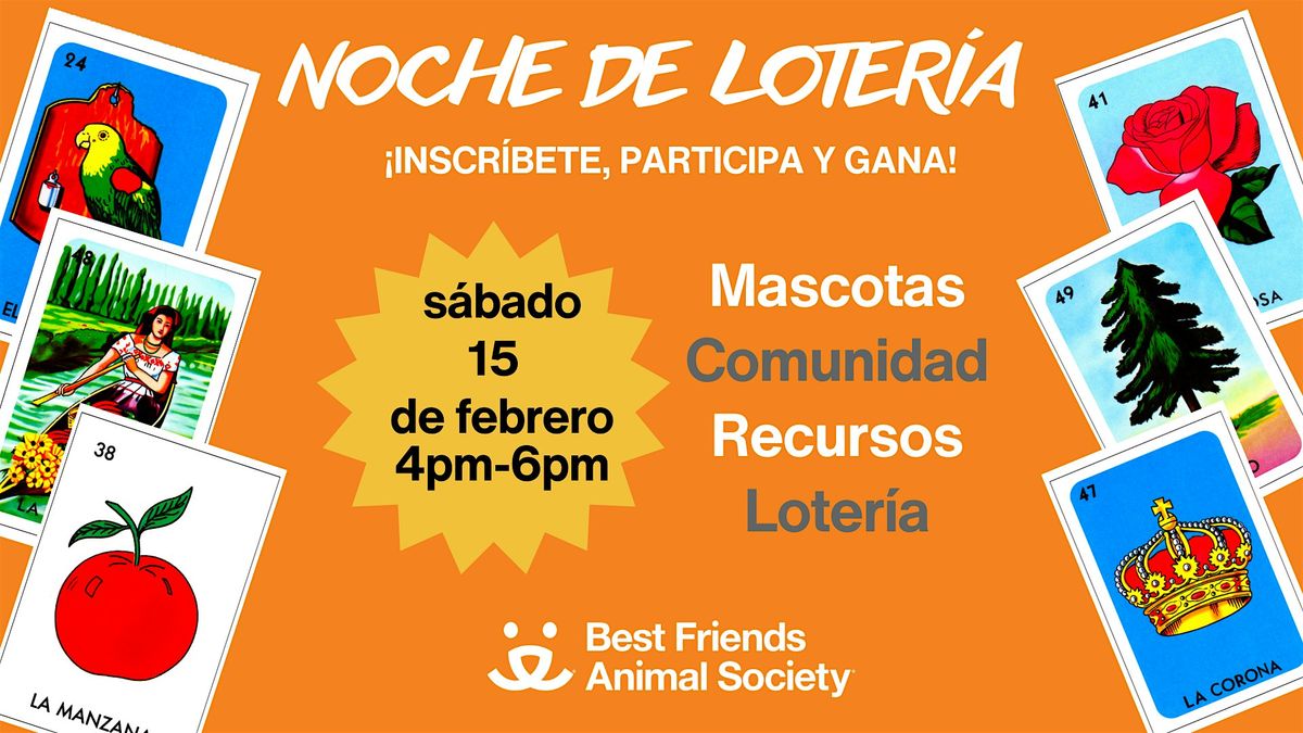 Loteria Night at the Best Friends Pet Resource Center