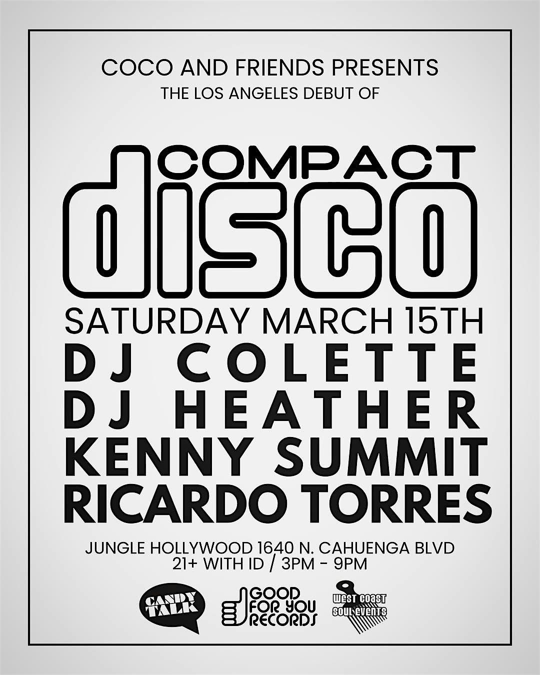 Compact Disco @JungleHollywood