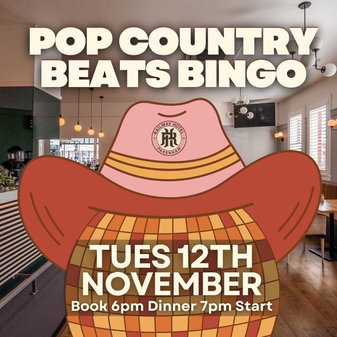 Pop Country Beats Bingo\ud83e\udd20