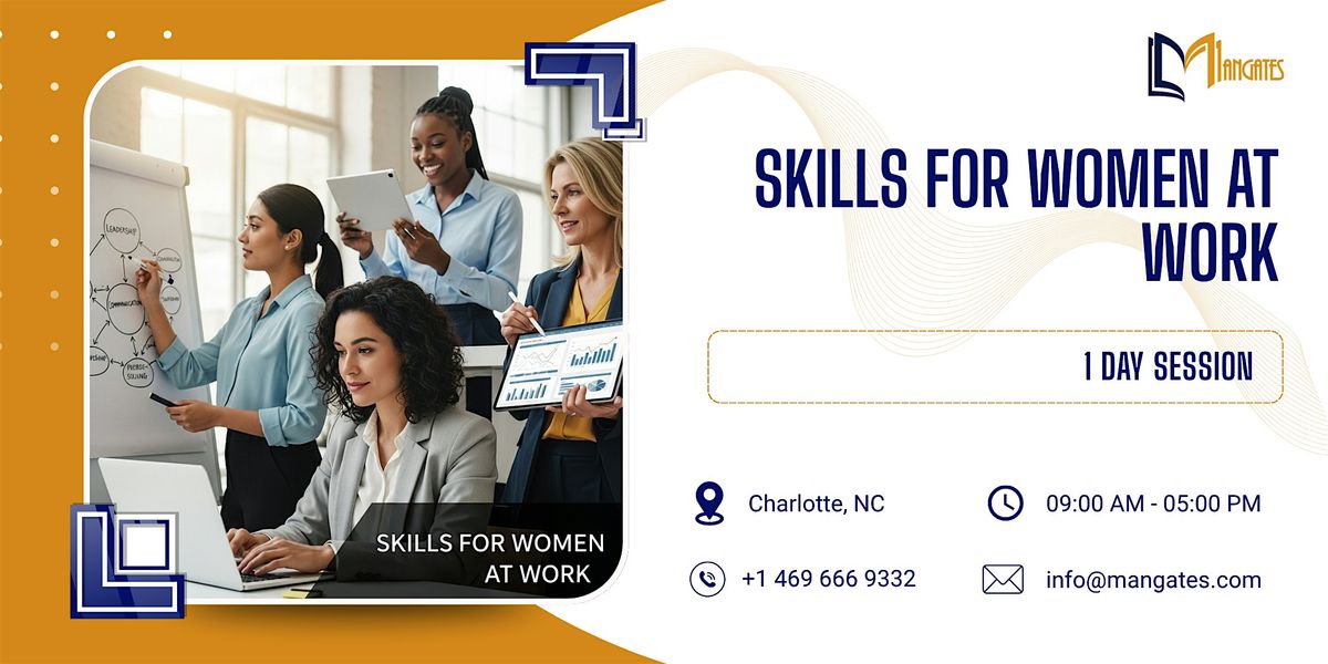 Skills for Women at Work: 1 Day Session in Charlotte, NC