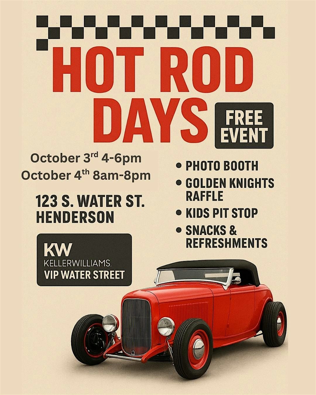 Hot Rod Days at Keller Williams VIP - Water Street