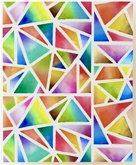 Exploring  Color Theory Shapes in Watercolors with Phyllis Gubins