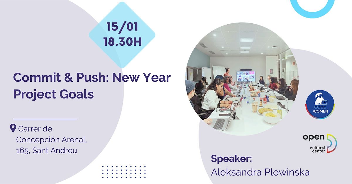 CodeWomen+ Event: Commit & Push: New Year Project Goals