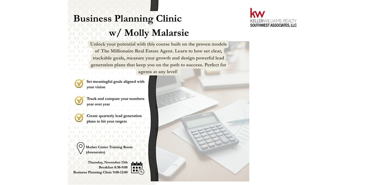 2025 Business Planning Clinic w\/ Molly Malarsie