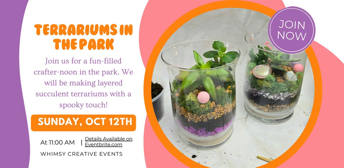 Terrarium Craft Party in the Park