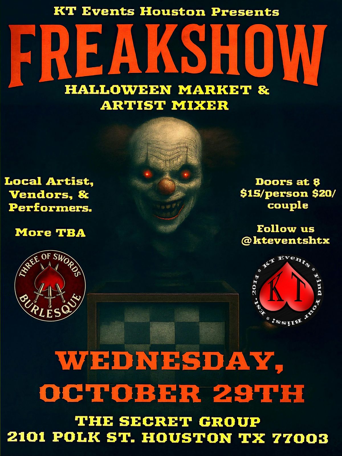 FREAKSHOW - Halloween Market & Artist Mixer