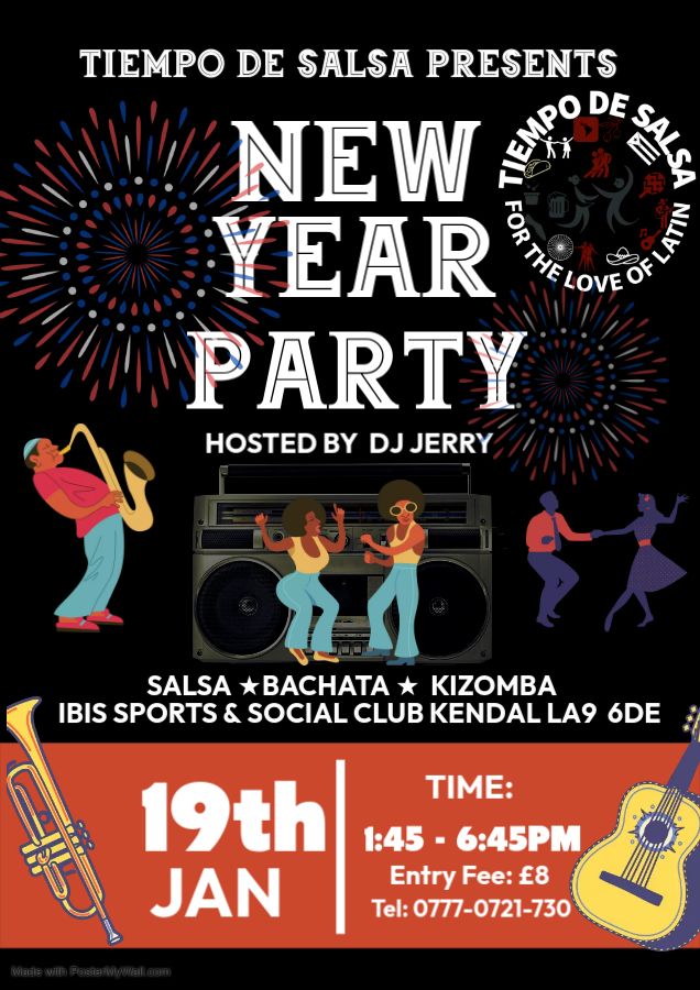 \u2605 Kendal Sunday Salsa (KSS) \u2605 New Year Special \u2605 Uninterrupted Dancing