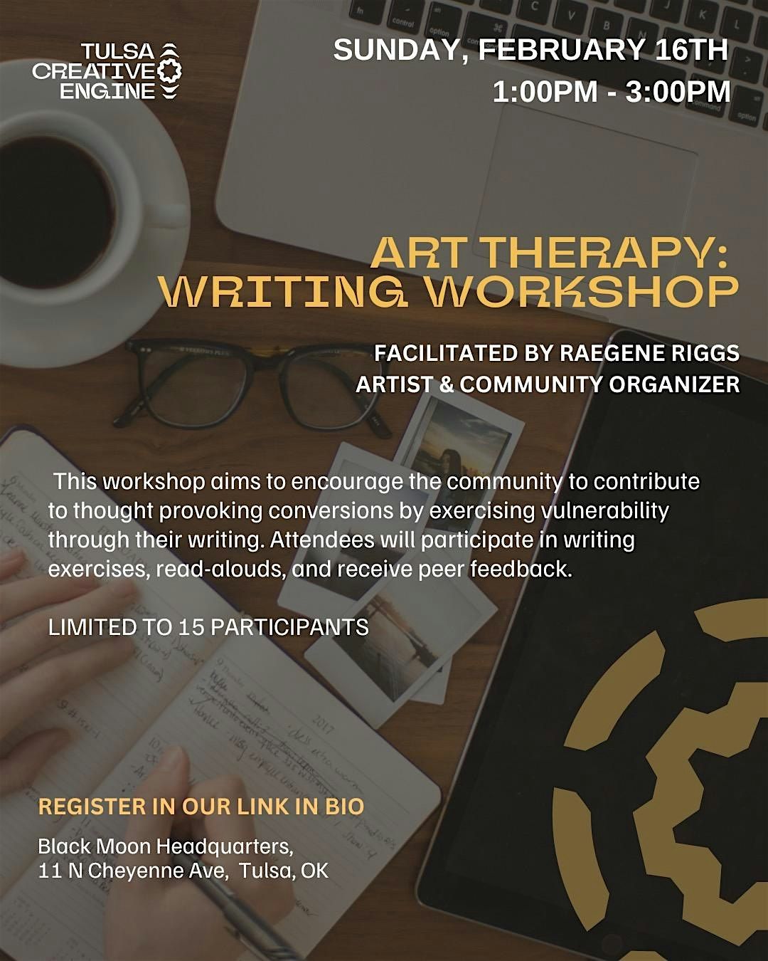 Art Therapy Workshop : Writing with Rae