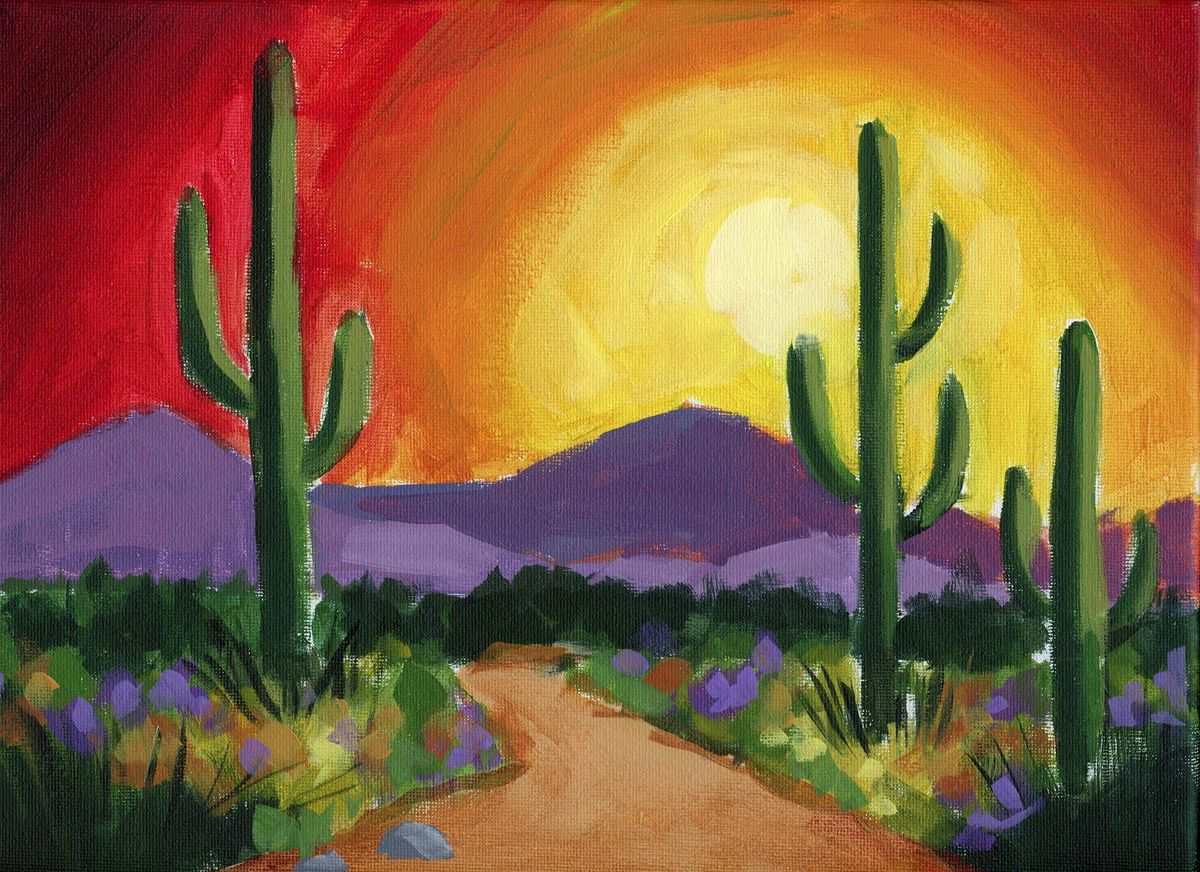 Sip and Paint with STEVE JAVIEL at NIDOS BACKYARD