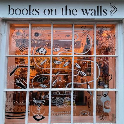 books on the walls
