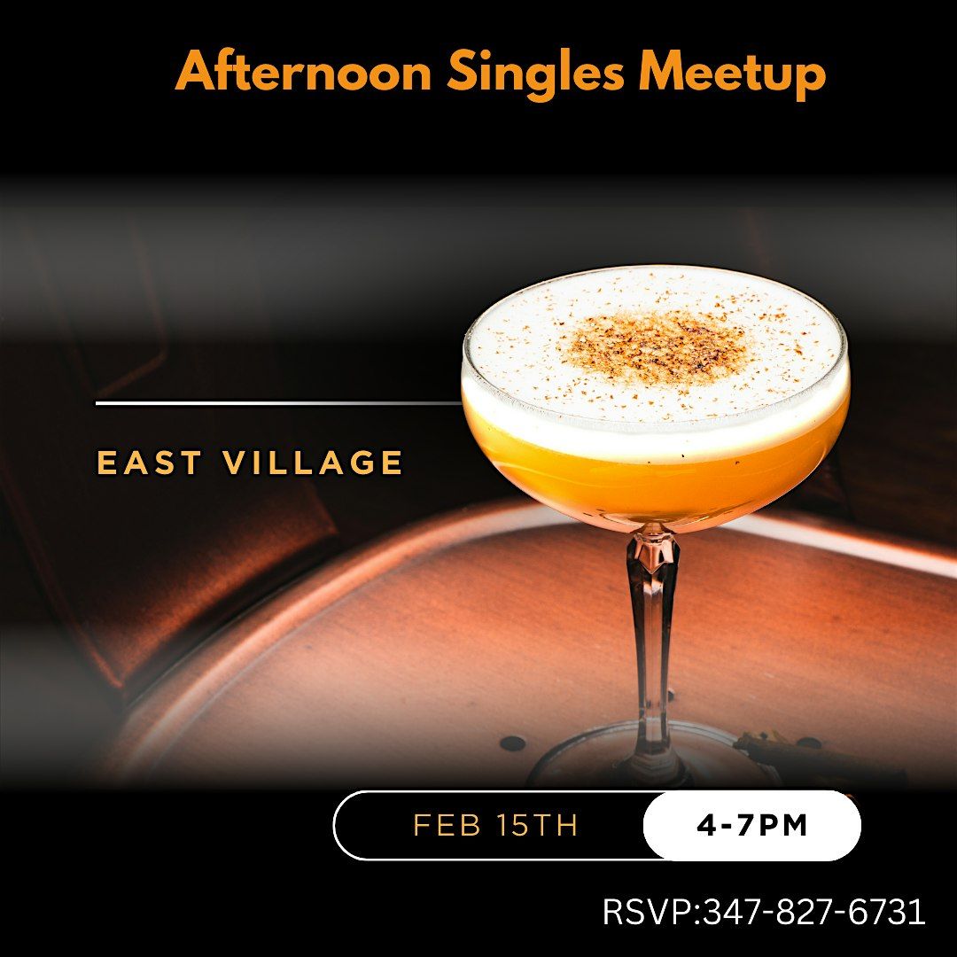 Afternoon Singles Social: Meet, Mingle, Connect