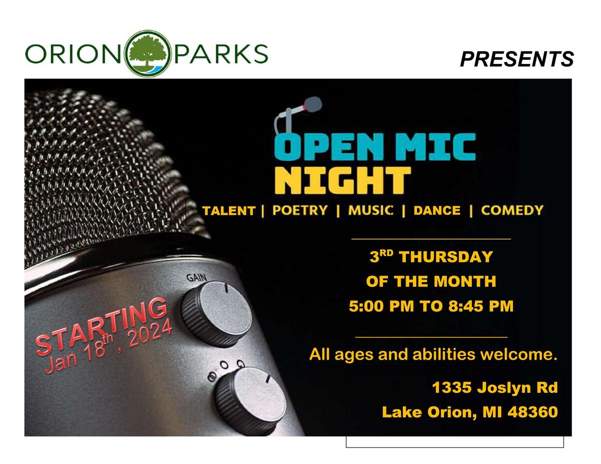 Open Mic Night