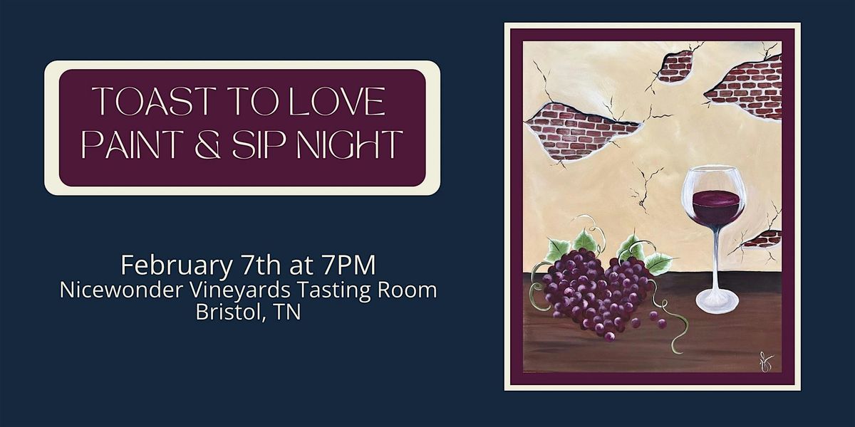 Valentine\u2019s Paint and Sip Night at Nicewonder Vineyards Tasting Room