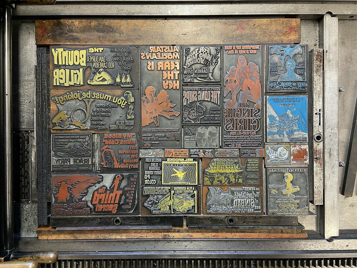 NOW SHOWING: A Letterpress Poster Printing Workshop - Boston