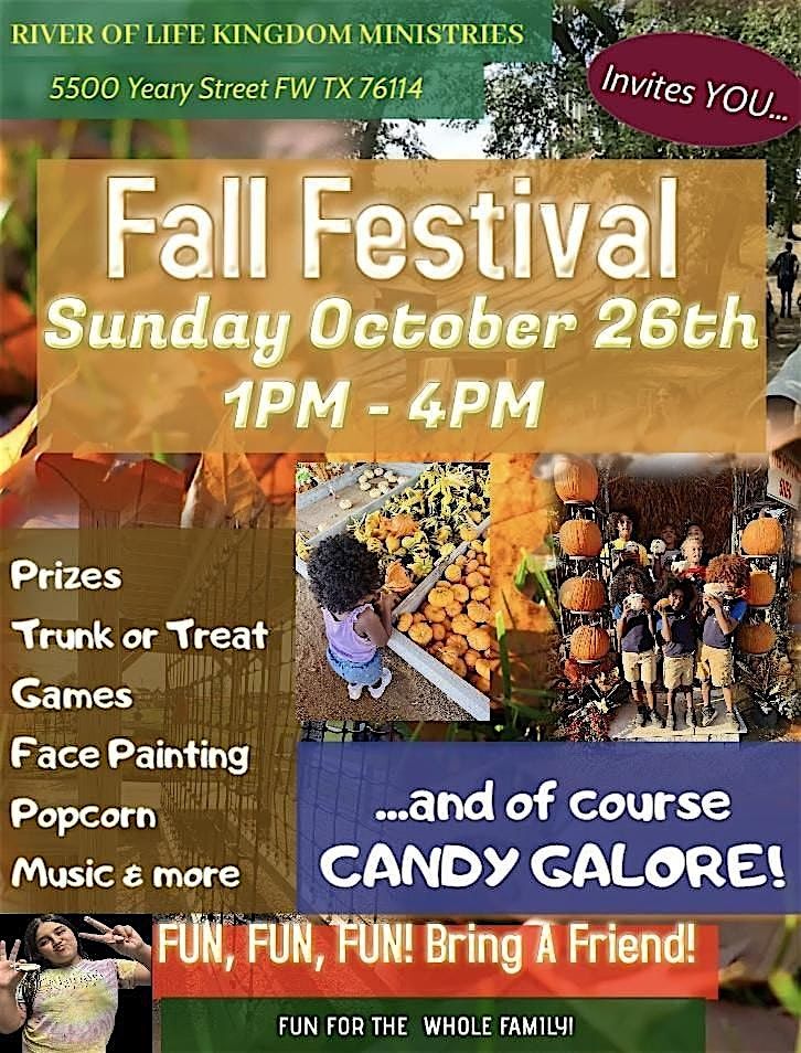 RIVER OF LIFE KINGDOM MINISTRIES Fall Festival