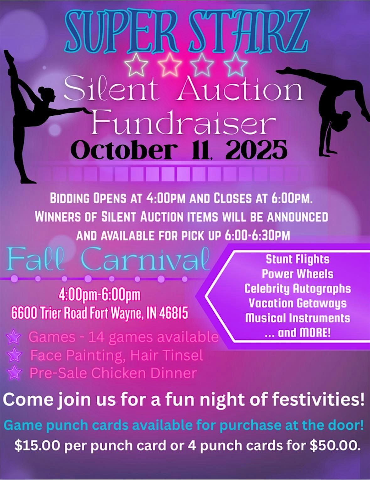Super Starz PTA Silent Auction and Carnival