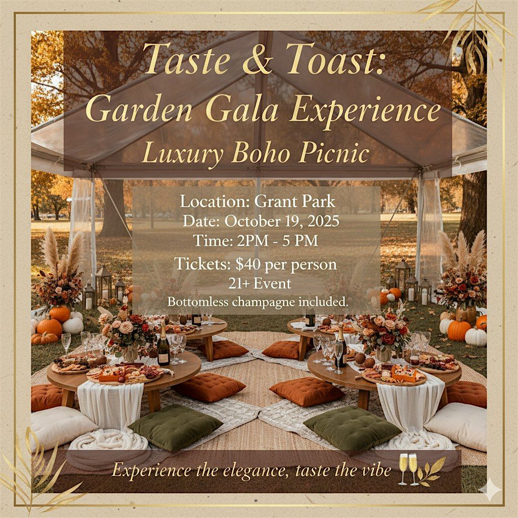 Taste & Toast: Garden Gala Experience