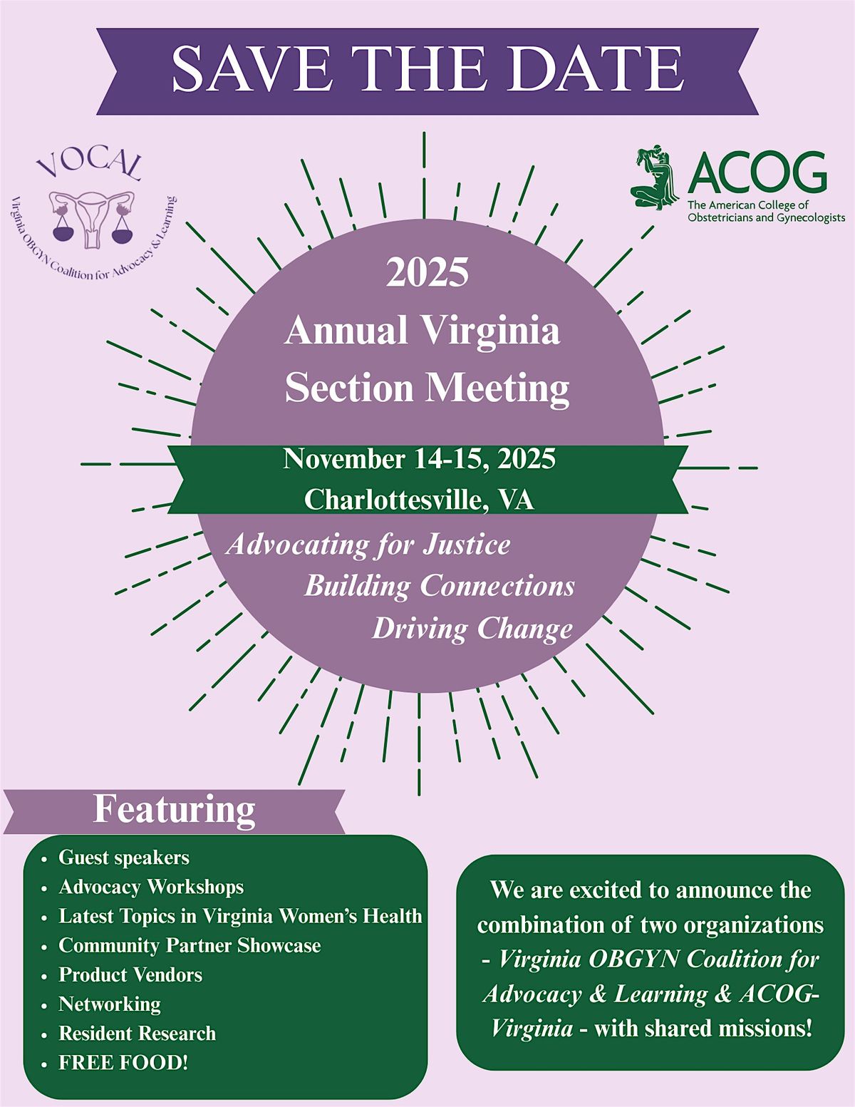 Exhibitor Reg: 2025 Virginia Section Meeting