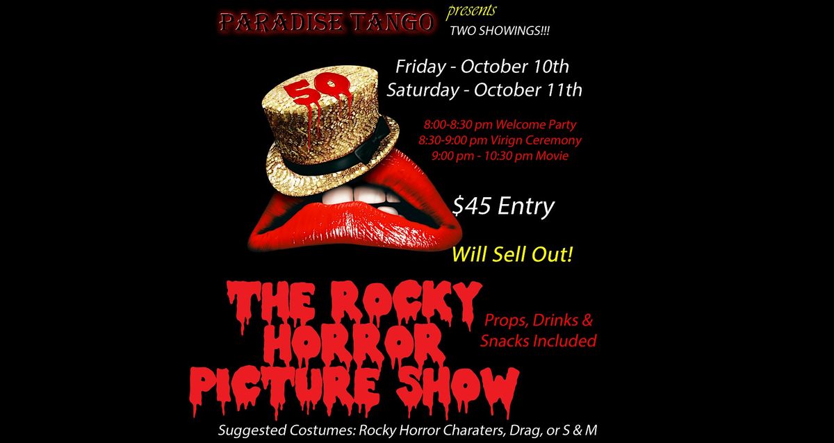 Rocky Horror Picture Show: Virgin Ceremony, Props, Drinks & Snacks Included