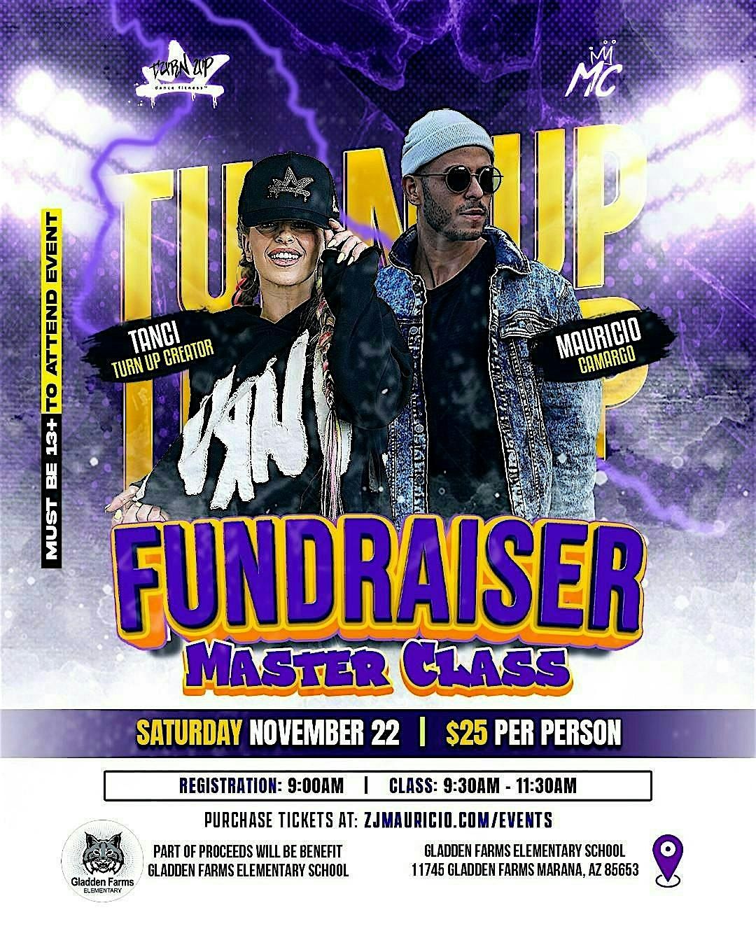 Turn Up Zumba Master Class Fundraiser in Marana