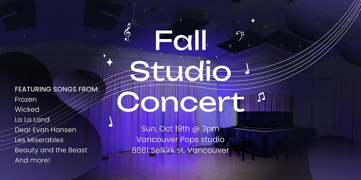 VPOPS Fall Studio Concert