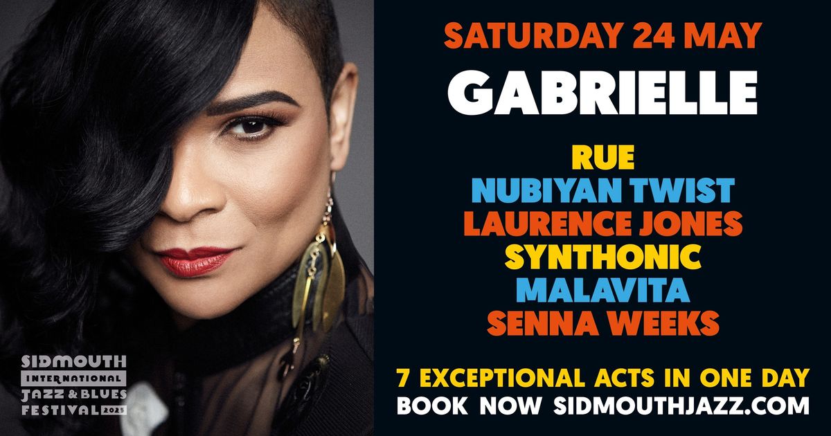 Sidmouth Jazz & Blues Festival Saturday - Headlining Gabrielle