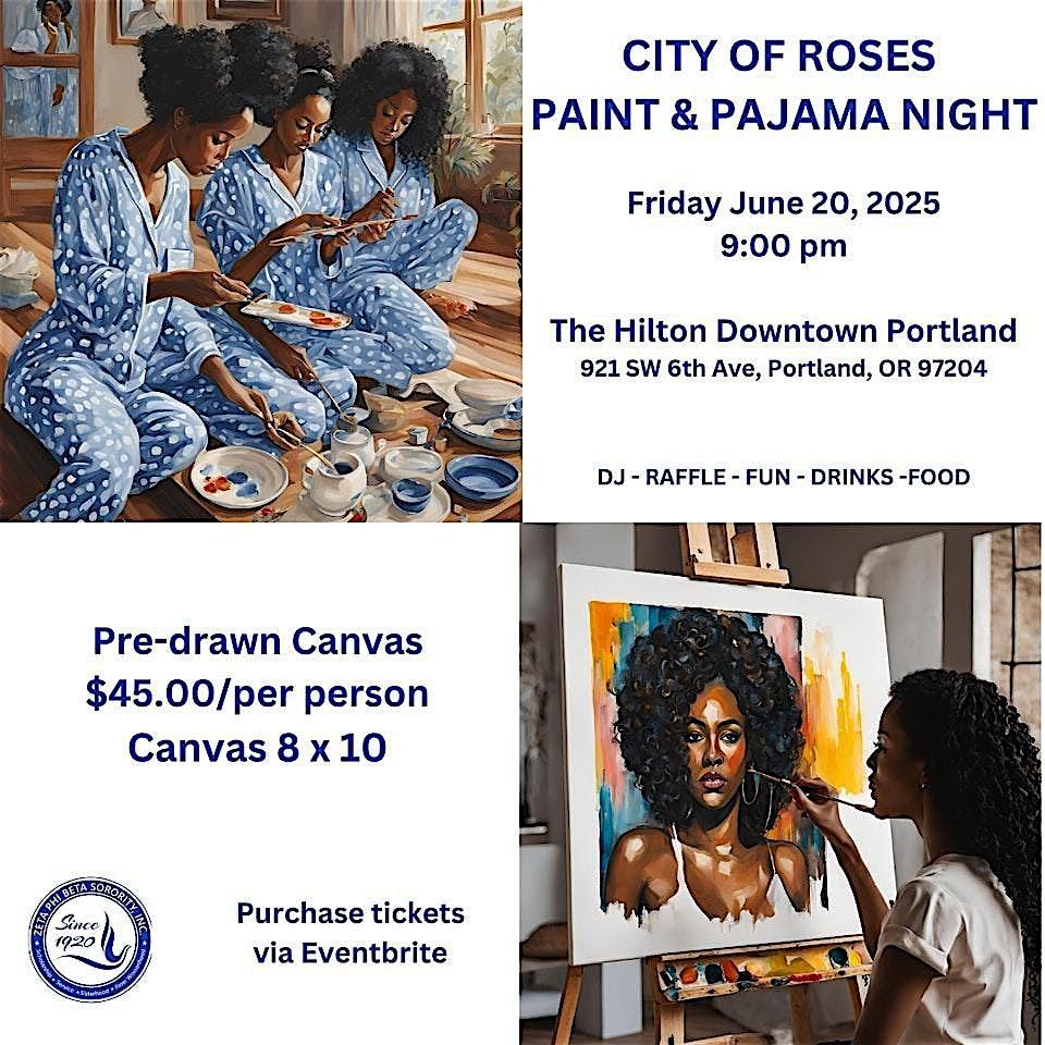 City of Roses Paint & Pajama Night