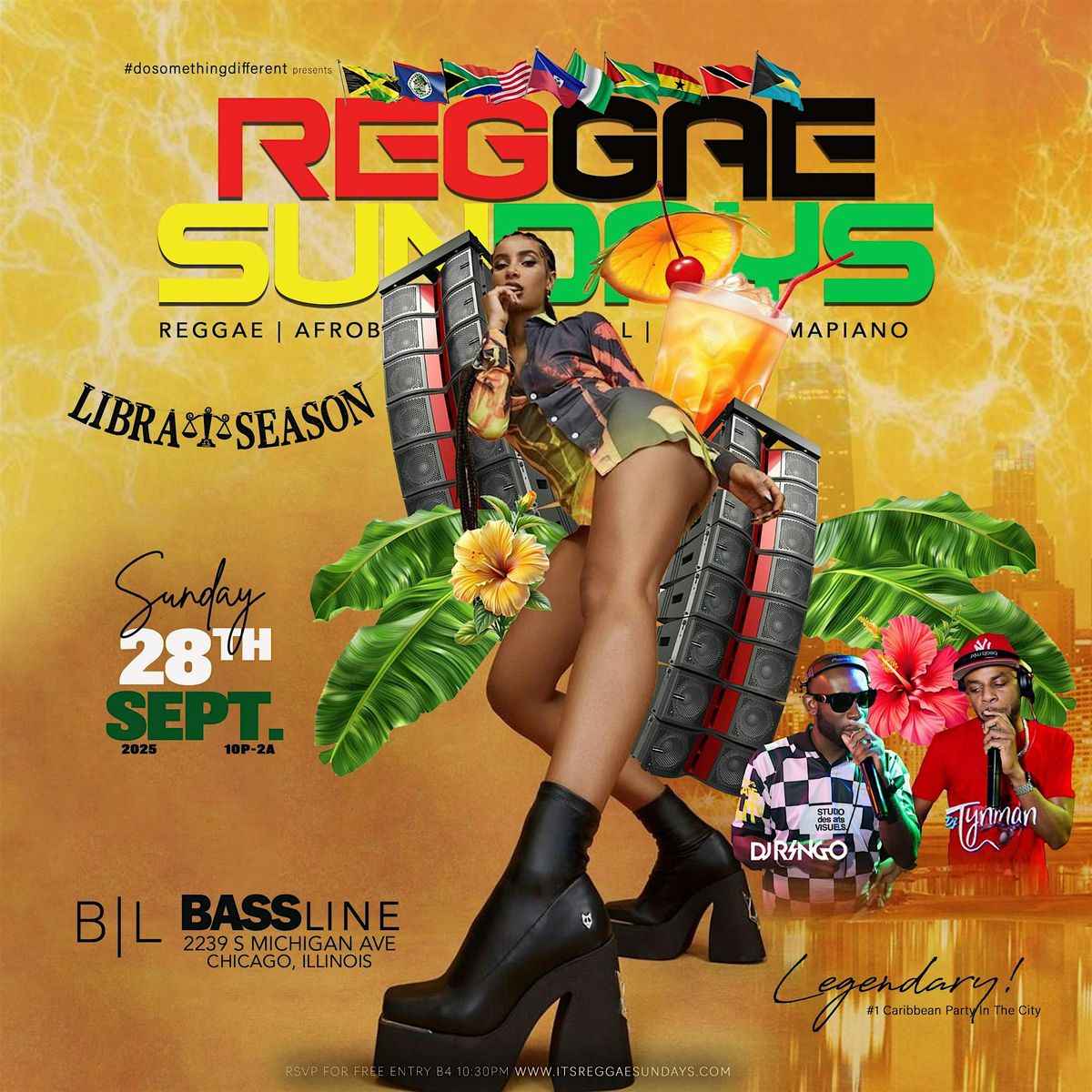REGGAE SUNDAY: The #1 Caribbean Party In The City