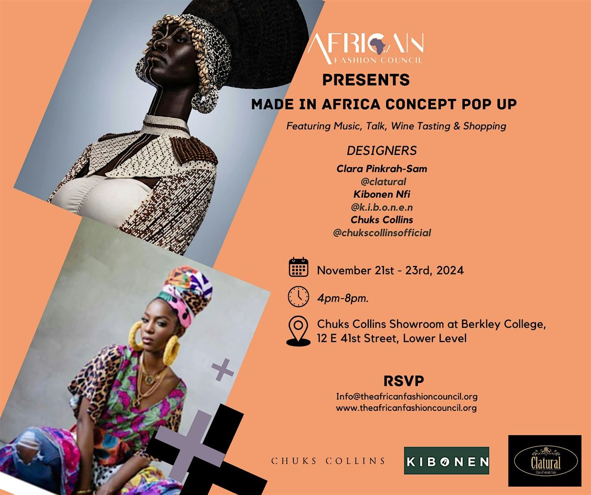 African Fashion Council Presents Made In Africa Concept Pop-Up