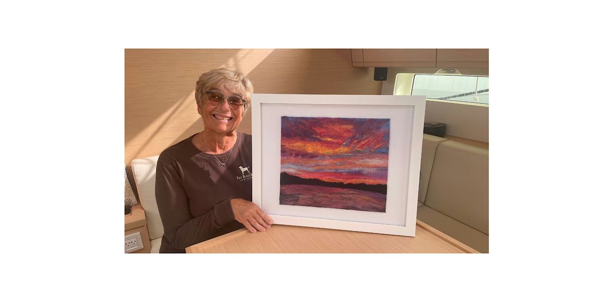 Needle Felting for Beginners: Sunset Inspiration (Session 1)
