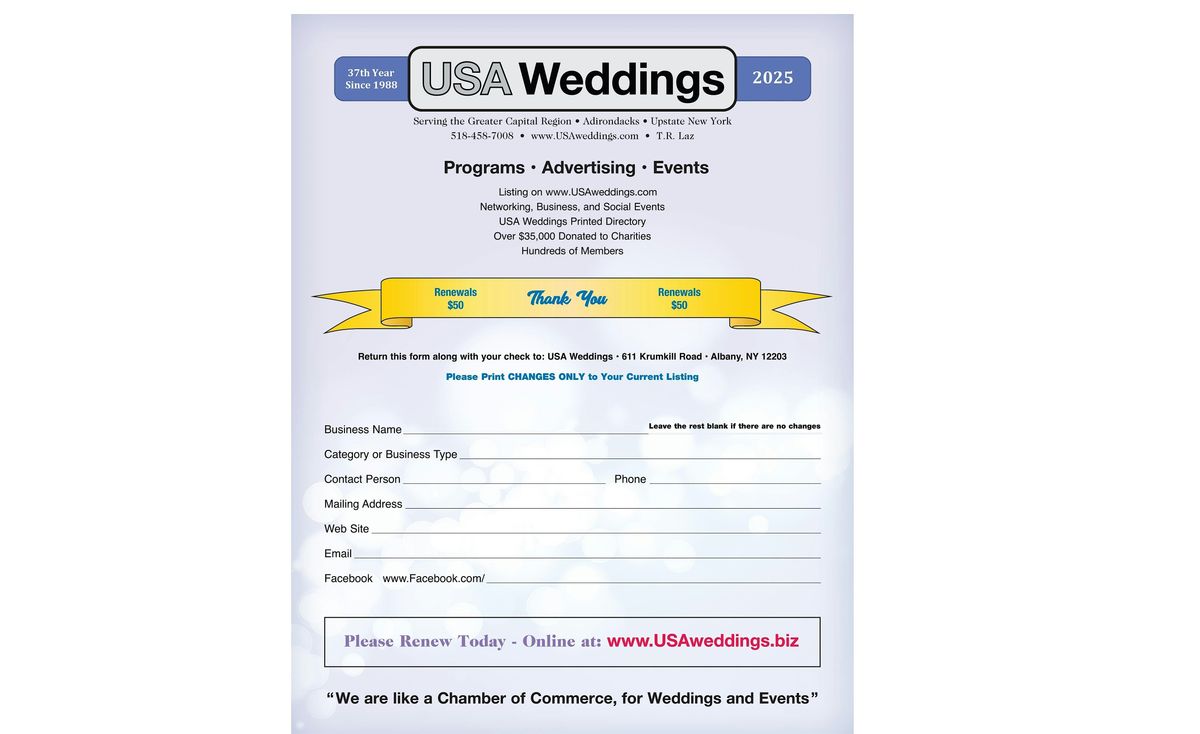 2025 USA Weddings Membership