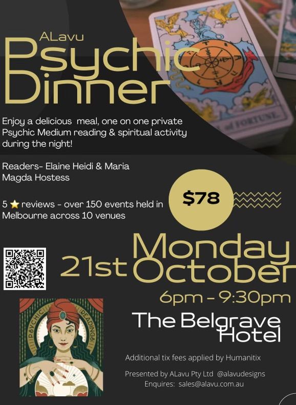 Psychic Dinner at The Belgrave Hotel