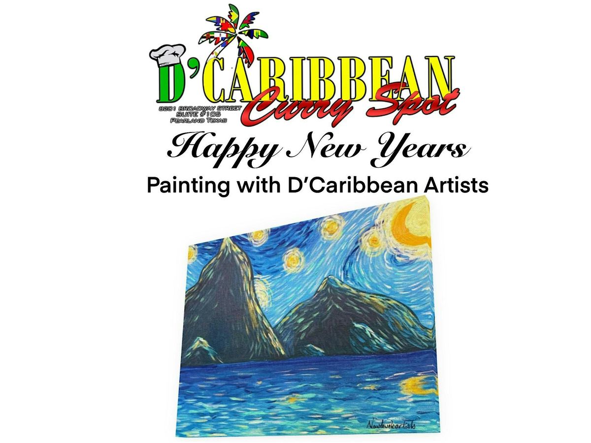 Painting with D'Caribbean Artists